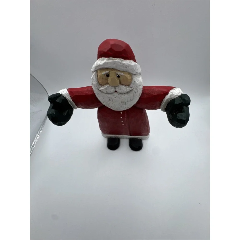 Vtg Midwest‎ Cannon Falls Santa Candy Cane Holder Figurine Eddie Walker AS IS